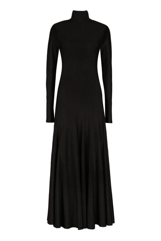  보테가베네타 롱 원피스 640079VKI60 1000 Black