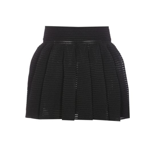 25SS 알라이아 숏 스커트 AA9J2249K008A995 Black - ALAIA