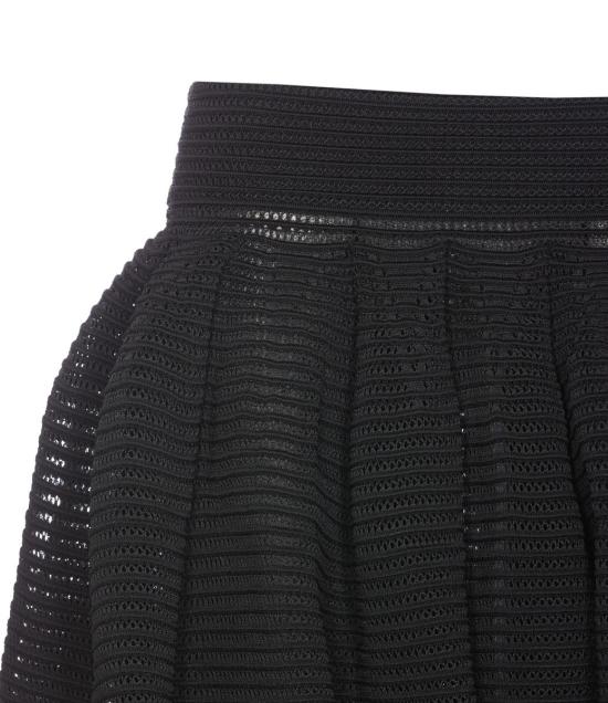 25SS 알라이아 숏 스커트 AA9J2249K008A995 Black - ALAIA