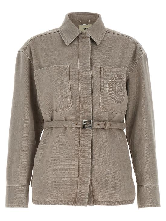 25SS 펜디 자켓 FLF677ASMBF1RX9 Gray