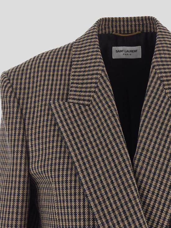 25SS 생로랑 아우터 798010Y2H829364 BEIGENOIRMARRON - SAINT LAURENT