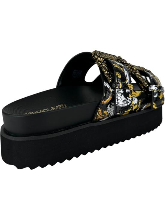 25SS 베르사체 뮬/슬리퍼 78VA3SM1 ZS366G89 Black - VERSACE