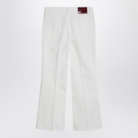 25SS 구찌 스트레이트 팬츠 817989XDC8W White - GUCCI