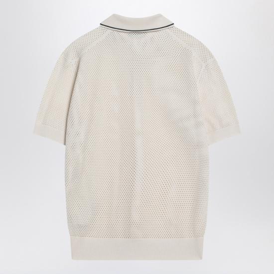 25SS 프라다 폴로 티셔츠 UMF004OOO16UQ White - PRADA