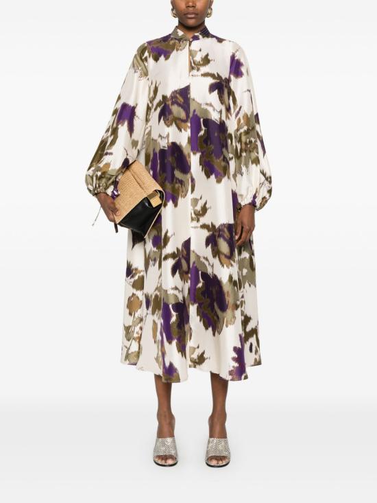 25SS 막스마라 미디 원피스 2511221142600 028002 Brown - MAX MARA