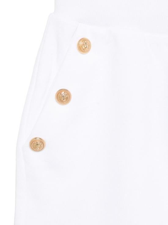 25SS [주니어] 발망 쇼츠/버뮤다 BW6A19 Z0114 100OR White - BALMAIN