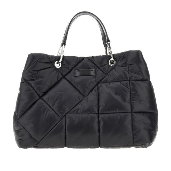  엠포리오 아르마니 가방 EMPORIO ARMANI ASV 나일론 미디엄 MyEA 백 여성 블랙