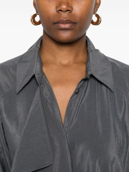 25SS 르메르 미디 원피스 DR1056LF1308991 ASPHALT DOM - LEMAIRE