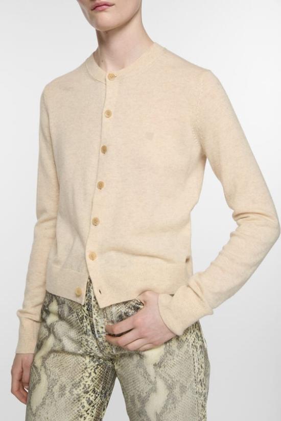 25SS 아크네 스튜디오 가디건 A60559633 OATMEAL MELANGE DOM