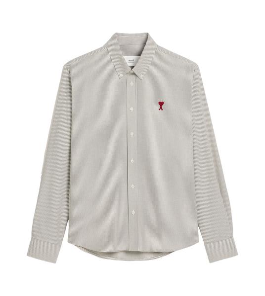  아미 셔츠 USH063CO00874761 LODEN WHITE CREAM DOM