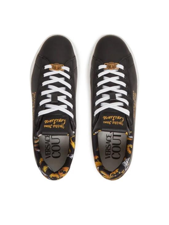 26FW 베르사체 꾸뛰르 스니커즈 78VA3SKL ZPB09 G89 BLACK GOLD DOM - VERSACE
