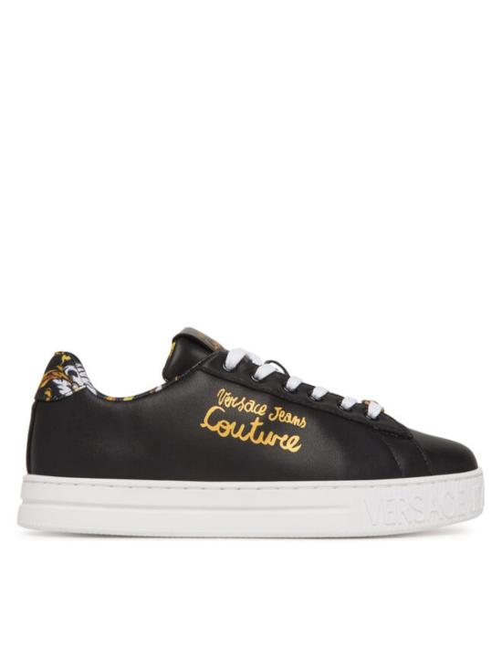 26FW 베르사체 꾸뛰르 스니커즈 78VA3SKL ZPB09 G89 BLACK GOLD DOM