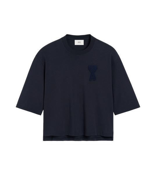 25SS 아미 반팔 티셔츠 FTS0557264011 NAVY BLUE DOM