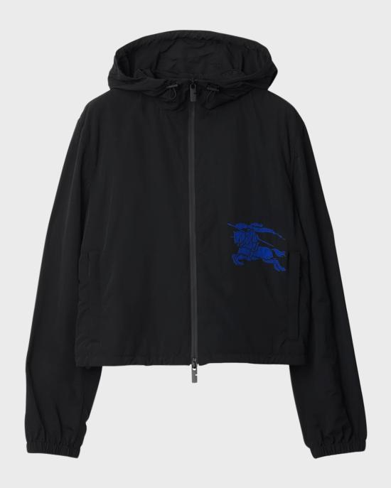 25SS 버버리 후드 윈드브레이커 자켓 8105358 BLACK DOM