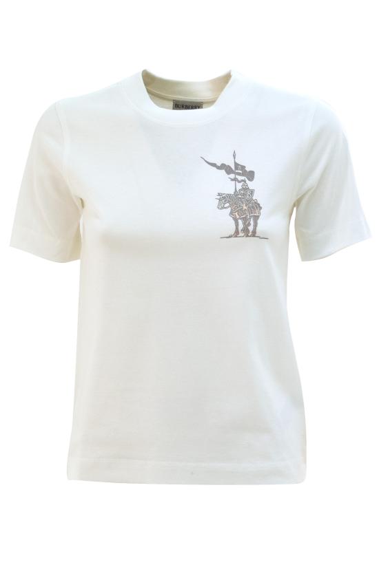 25SS 버버리 반팔 티셔츠 8104902 CHALK DOM