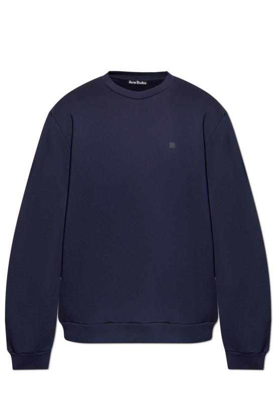 25SS 아크네 스튜디오 긴팔 티셔츠 CI0187885 NAVY BLUE DOM