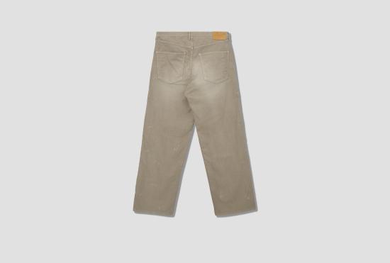 25SS 비즈빔 스트레이트 팬츠 FLUXUS 01 EX 와이드 G.CORDS 0125105008001 베이지 - VISVIM