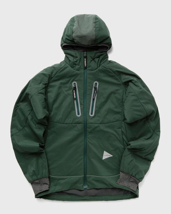  앤드원더 알파 에어 후디드 자켓 5744231112140 GREEN DOM