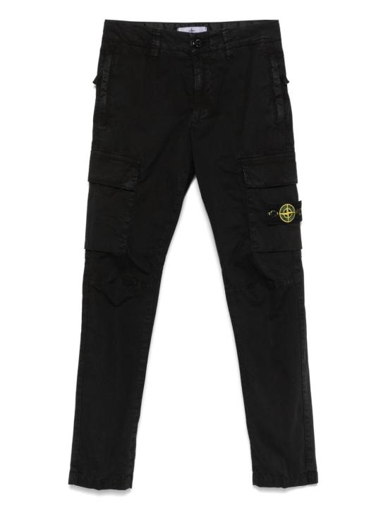 25SS [키즈] 스톤 아일랜드 팬츠 K1S163100006 S0009V0129 Black - STONE ISLAND
