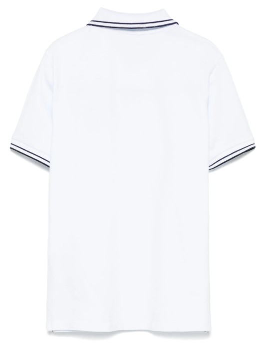 25SS [키즈] 스톤 아일랜드 폴로 셔츠 K1S162200001 S0018V1001 White - STONE ISLAND