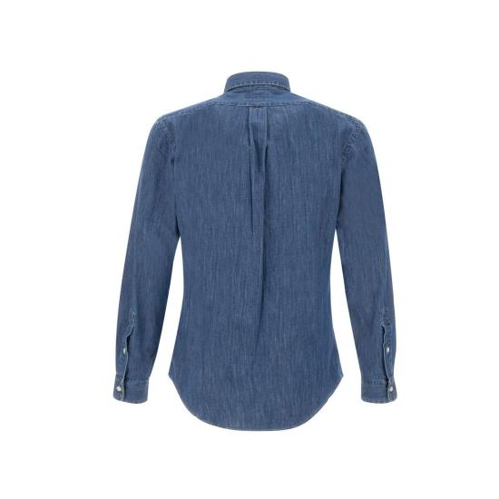 25SS 폴로 랄프로렌  포니로고 자수 데님 셔츠  710792043 001 Blue - POLO RALPH LAUREN