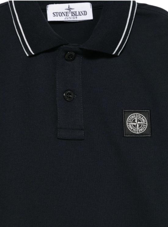25SS [주니어] 스톤 아일랜드 폴로 셔츠 K1S162200001 S0018V0020 Blue - STONE ISLAND