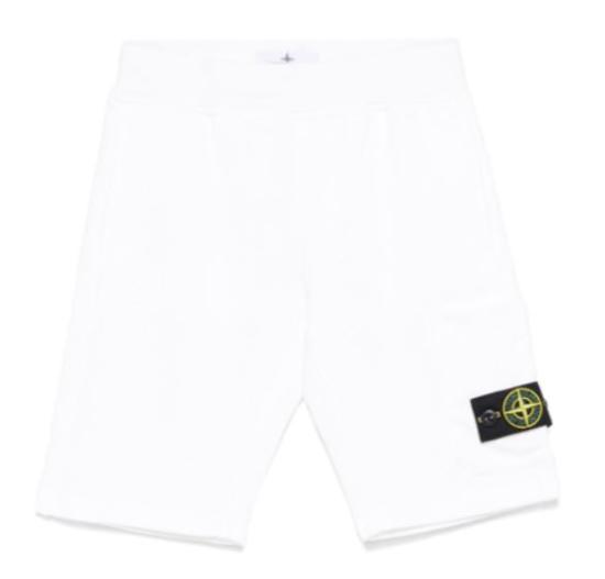 25SS [키즈] 스톤 아일랜드 쇼츠/버뮤다 K1S166200006 S0040V0001 White - STONE ISLAND