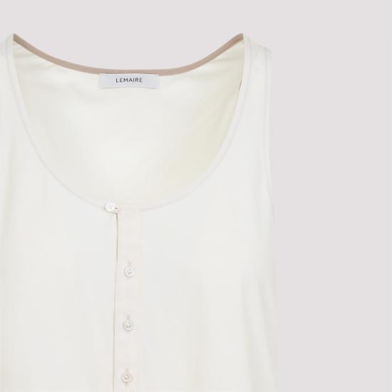 25SS 르메르 반팔 티셔츠 TO1331 LF1370 WH014 CREAMY WHITE - LEMAIRE