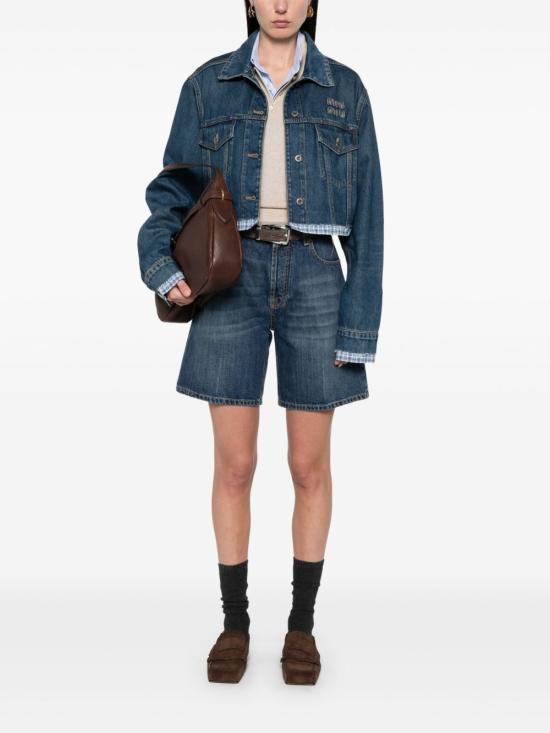 25SS 미우미우 셔츠 GWB247 1568F0008 Denim - MIU MIU