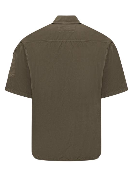 25SS 씨피 컴퍼니 폴로 티셔츠 18CMOS035A005904G683 IVY GREEN DOM - C.P. COMPANY