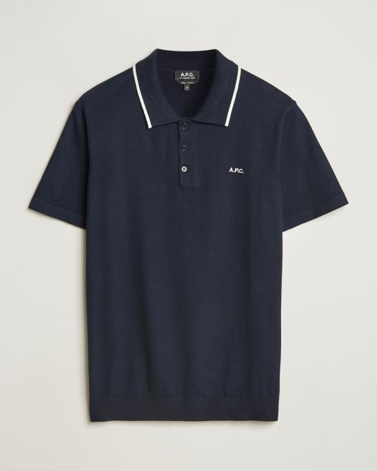  아페쎄 폴로 티셔츠 COGDKH23309TIG DARK NAVY DOM