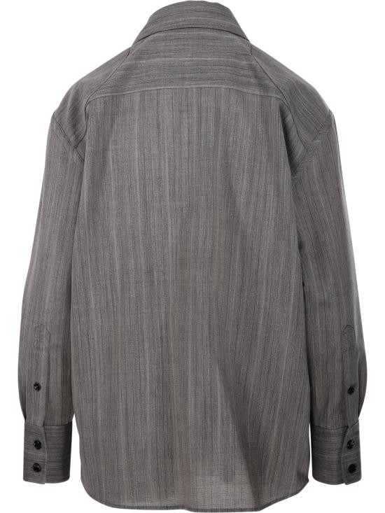 25SS 보테가베네타 셔츠 819885 V5C50 1649 VULCANO BEAN MELANGE - BOTTEGA VENETA