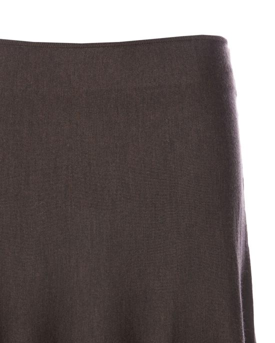 25SS 케이트 미디 스커트 9656511 393 Brown - KHAITE