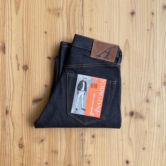  아나토미카 데님 팬츠 53000006 410 INDIGO NON WASH DOM