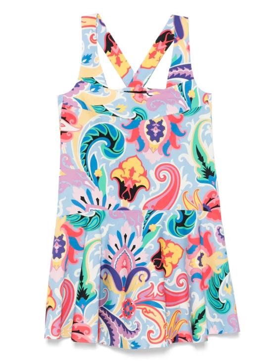 25SS 에트로 숏 원피스 WRHA0300 99SA5H9X0887 Light Blue