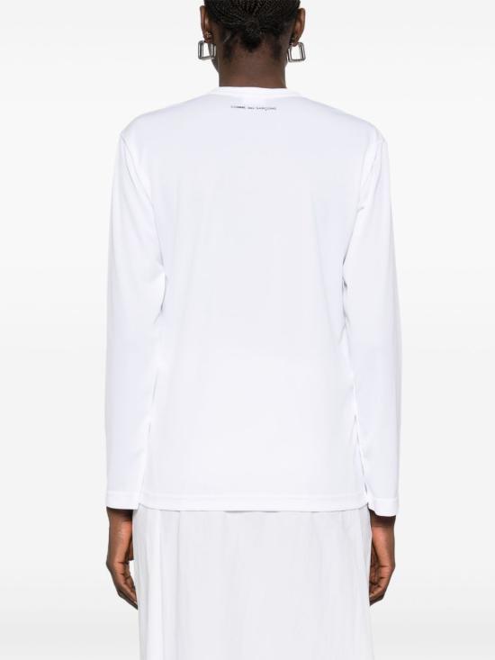 25SS 꼼데가르송 긴팔 티셔츠 GOT001 WHITE - COMME DES GARCONS