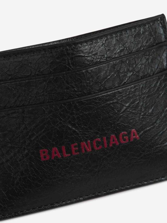 25SS 발렌시아가 가죽소품 5943092AAOD BLACKRED - BALENCIAGA