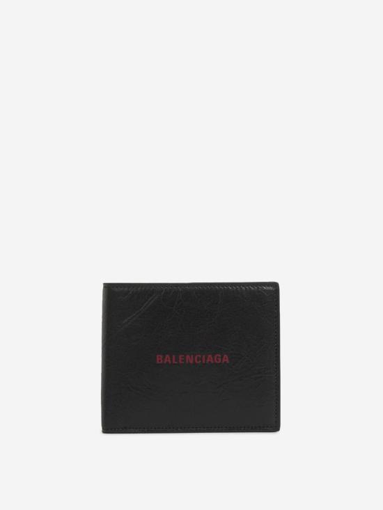 25SS 발렌시아가 가죽소품 5945492AAOD BLACKRED