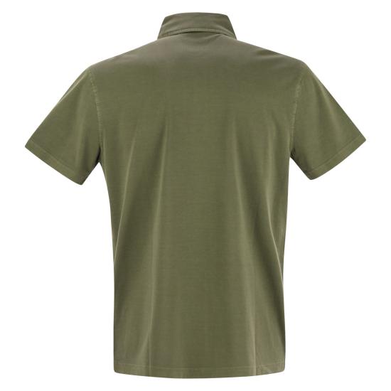 25SS 페이 폴로 티셔츠 NPMB250143TUY1 MILITARY GREEN - FAY