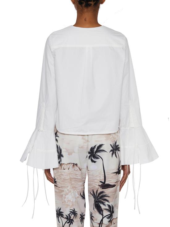  팜앤젤스 블라우스 FPWGF003S23FAB0010110 White - PALM ANGELS