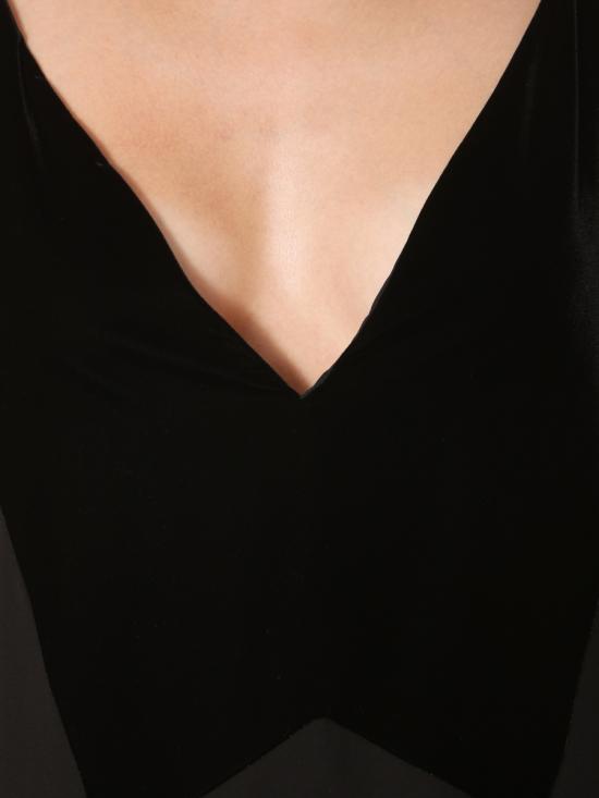 25SS 지방시 롱 원피스 BW20QN11KH 001 BLACK - GIVENCHY