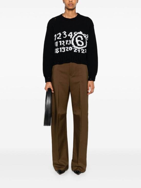  MM6 메종마르지엘라 스웨터 S62HL0029M13074001J Black - MM6 MAISON MARGIELA