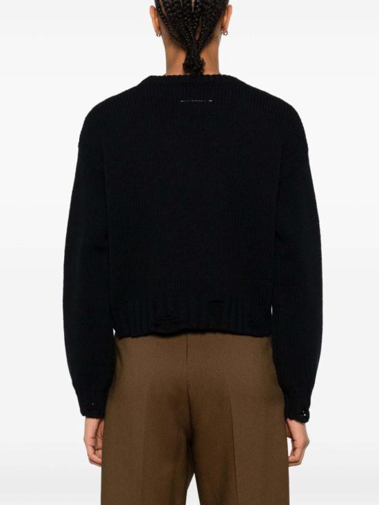  MM6 메종마르지엘라 스웨터 S62HL0029M13074001J Black - MM6 MAISON MARGIELA