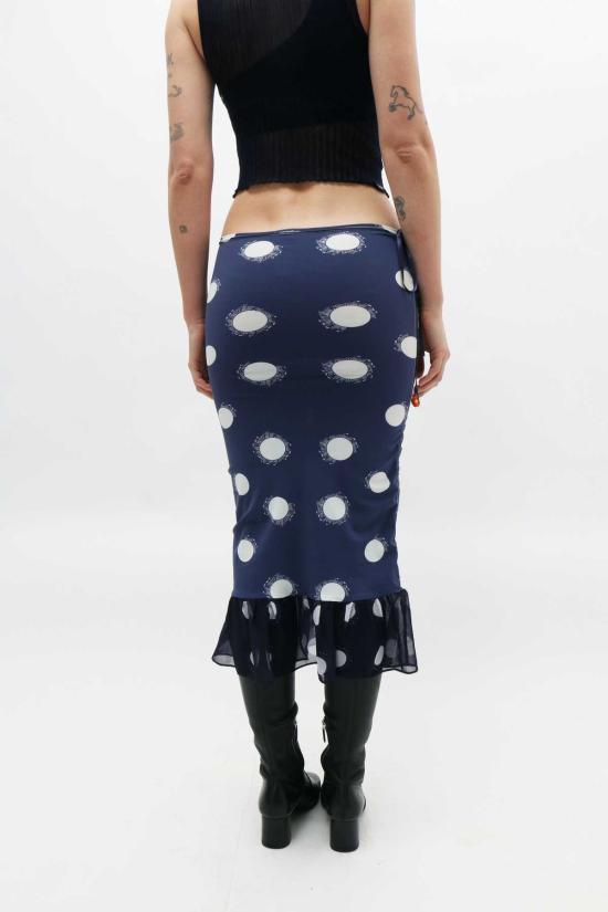  루실 티에브르 숏 원피스 튜브 드레스 도트 프린트 - LUCILLE THIEVRE