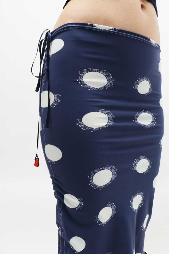  루실 티에브르 숏 원피스 튜브 드레스 도트 프린트 - LUCILLE THIEVRE