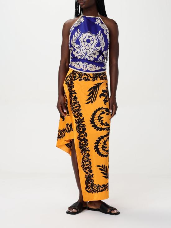 25FW 에트로 스커트 WRFA013099SP4E6 X0850 Tangerine - ETRO