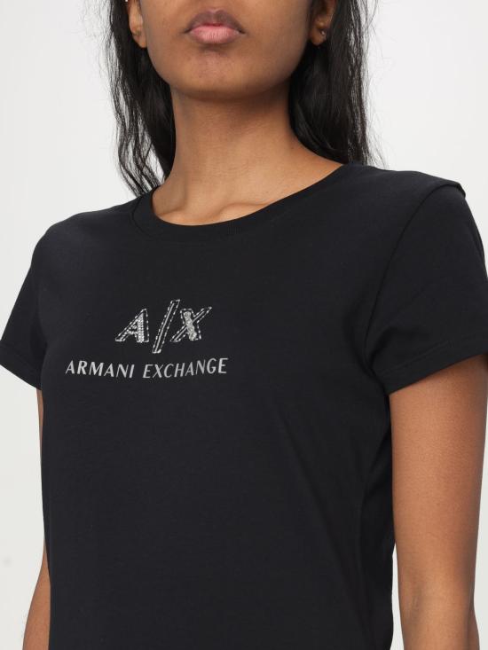 25FW 알마니 반팔 티셔츠 XW000386AF10354 UC001 Black - ARMANI