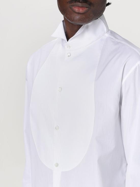 25FW 엠포리오 아르마니 긴팔 셔츠 EM000190TE10247 U0002 White - EMPORIO ARMANI