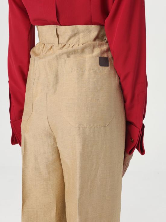 25FW 막스마라 스트레이트 팬츠 2511131019600 002 Beige - MAX MARA