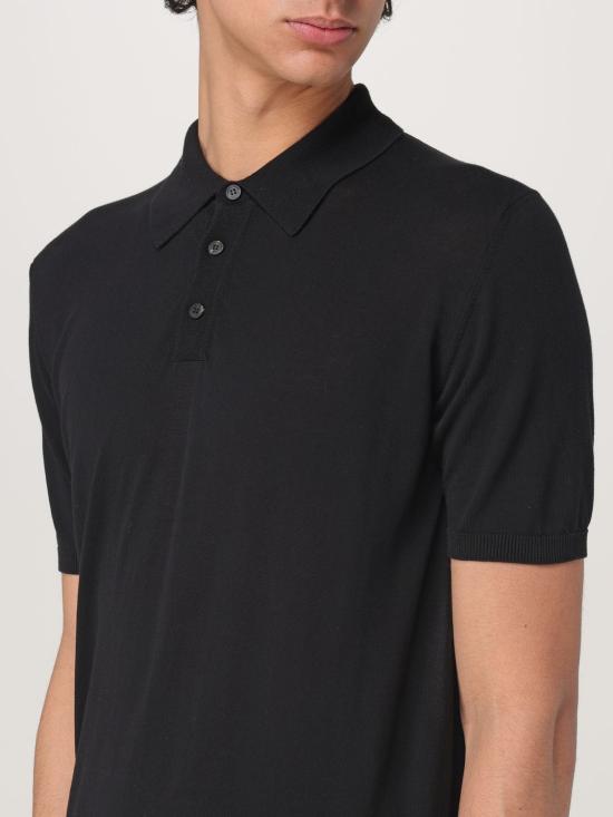 25FW 로베르토 콜리나 폴로 티셔츠 RB10024 09 Black - ROBERTO COLLINA